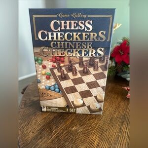 Game Gallery Chess Checkers Chinese Checkers Set - by Cardinal